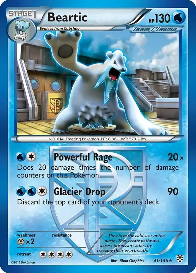 Beartic - Pokemon Plasma Storm #41