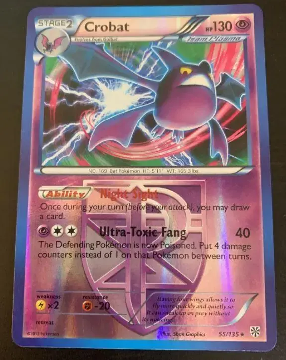 Crobat [Reverse Holo] - Pokemon Plasma Storm #55