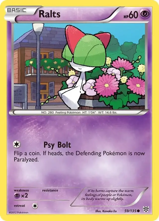 Ralts - Pokemon Plasma Storm #59