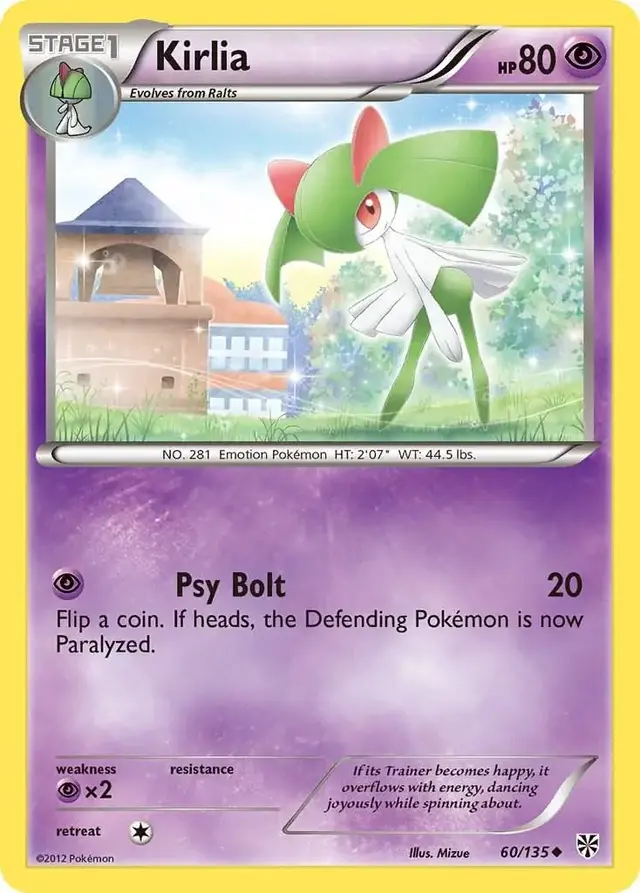 Kirlia - Pokemon Plasma Storm #60