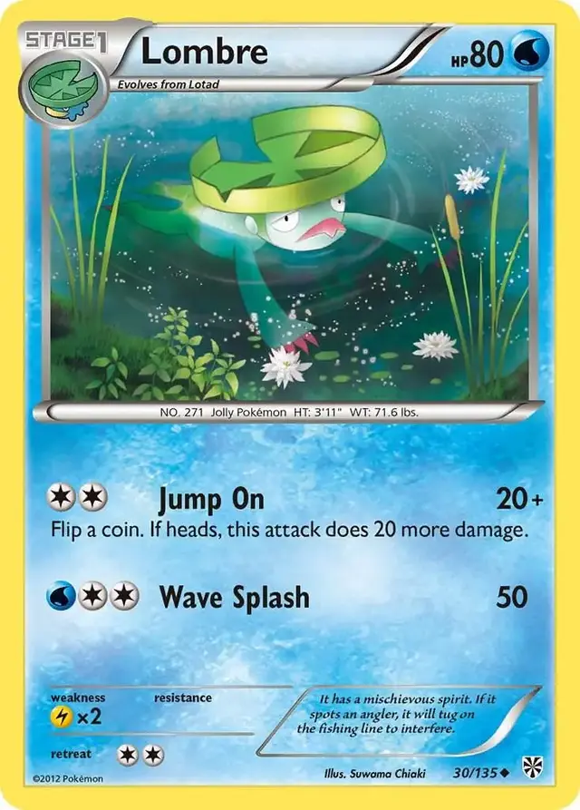 Lombre - Pokemon Plasma Storm #30