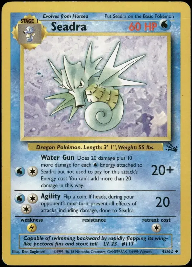 Seadra - Pokemon Fossil #42