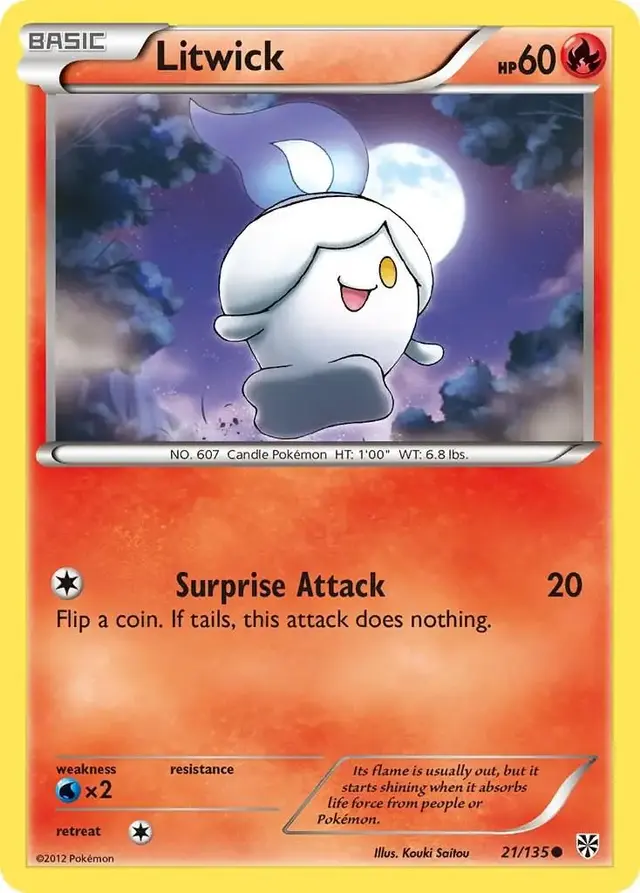 Litwick - Pokemon Plasma Storm #21