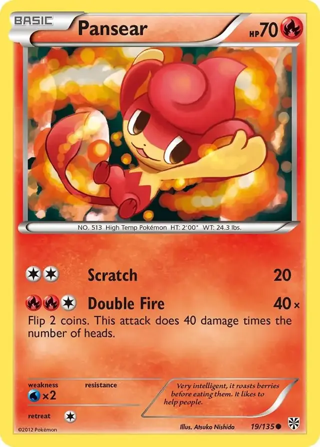 Pansear - Pokemon Plasma Storm #19