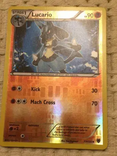 Lucario [Reverse Holo] - Pokemon Plasma Storm #77