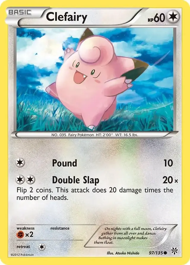 Clefairy - Pokemon Plasma Storm #97