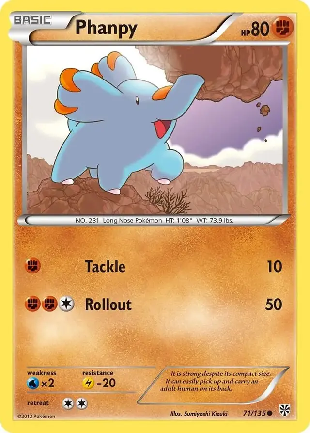 Phanpy - Pokemon Plasma Storm #71