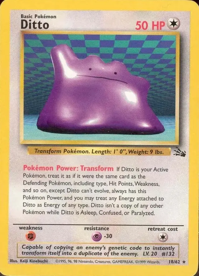 Ditto - Pokemon Fossil #18