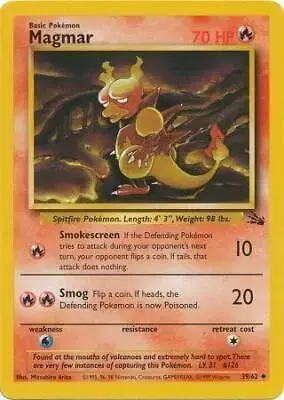 Magmar - Pokemon Fossil #39