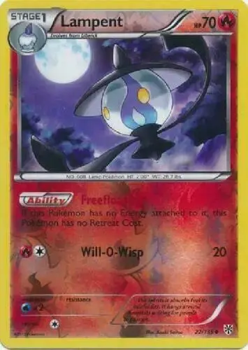 Lampent [Reverse Holo] - Pokemon Plasma Storm #22