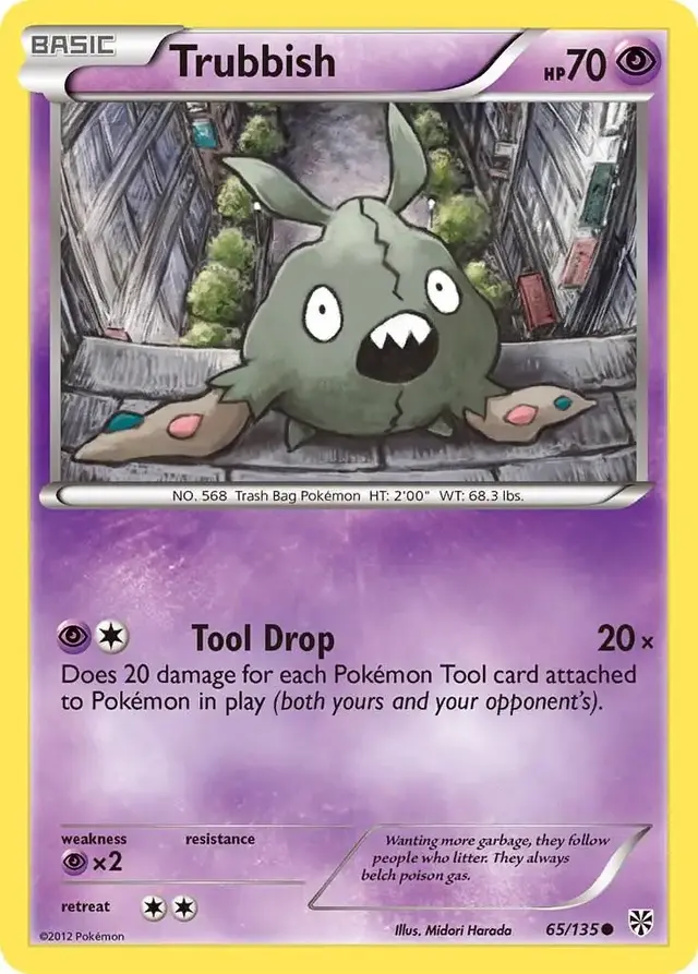 Trubbish - Pokemon Plasma Storm #65