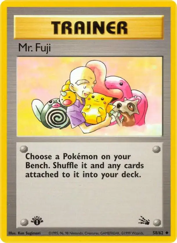 Mr. Fuji [1st Edition] - Pokemon Fossil #58