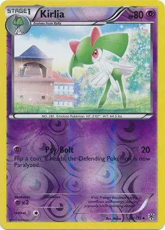 Kirlia [Reverse Holo] - Pokemon Plasma Storm #60