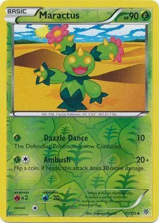 Maractus [Reverse Holo] - Pokemon Plasma Storm #11