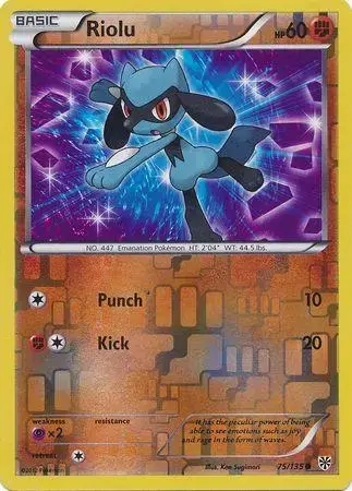 Riolu [Reverse Holo] - Pokemon Plasma Storm #75