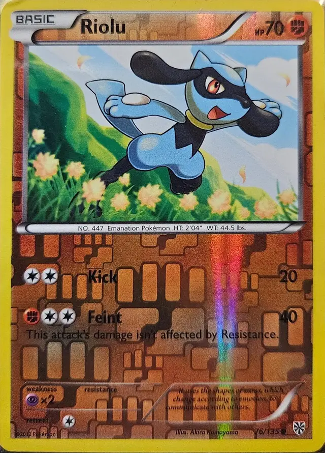 Riolu [Reverse Holo] - Pokemon Plasma Storm #76