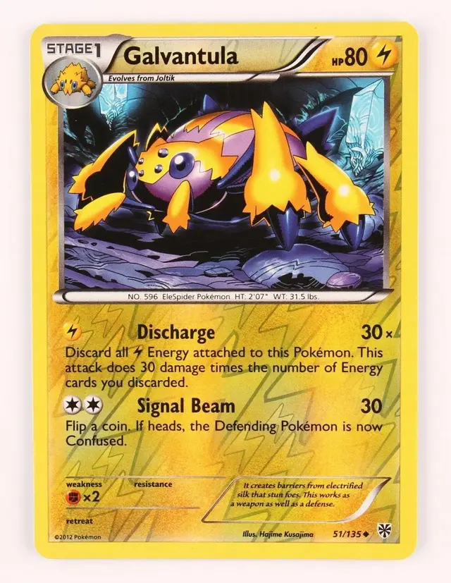 Galvantula [Reverse Holo] - Pokemon Plasma Storm #51