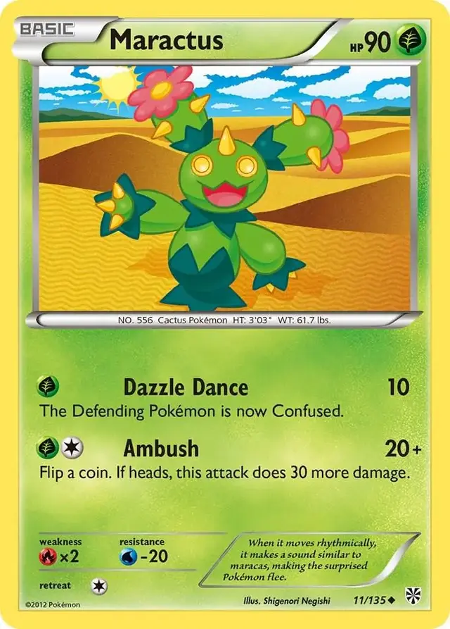 Maractus - Pokemon Plasma Storm #11