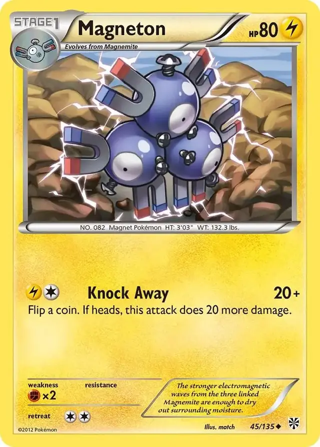 Magneton - Pokemon Plasma Storm #45