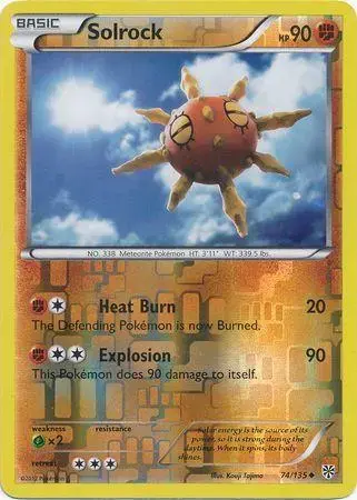 Solrock [Reverse Holo] - Pokemon Plasma Storm #74