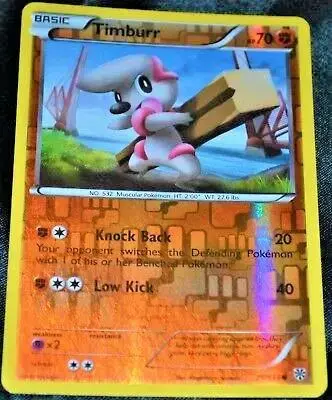 Timburr [Reverse Holo] - Pokemon Plasma Storm #79