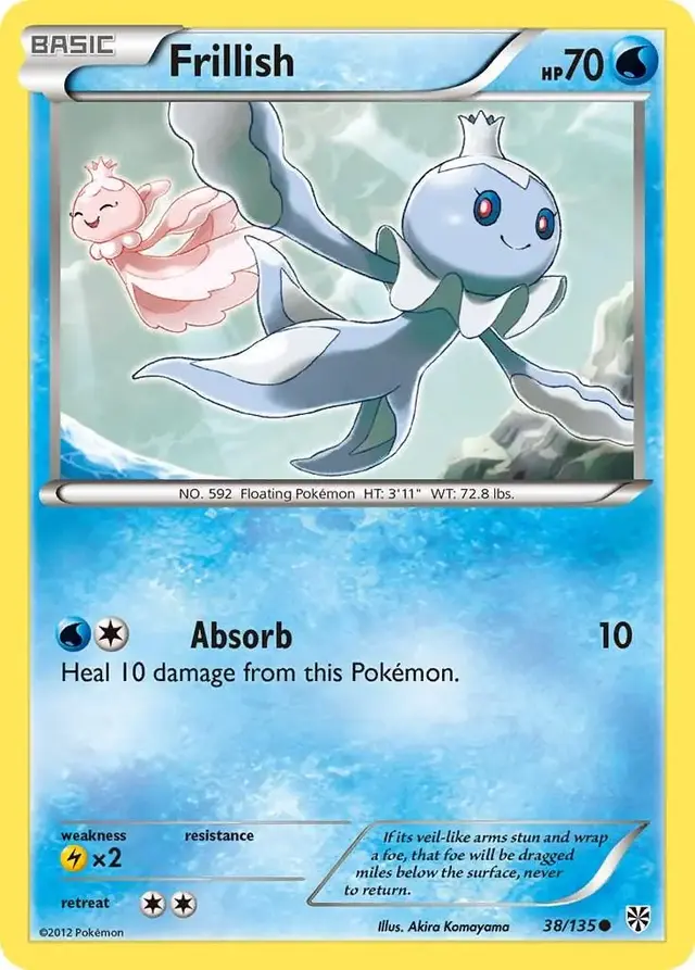 Frillish - Pokemon Plasma Storm #38