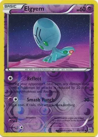 Elgyem [Reverse Holo] - Pokemon Plasma Storm #69