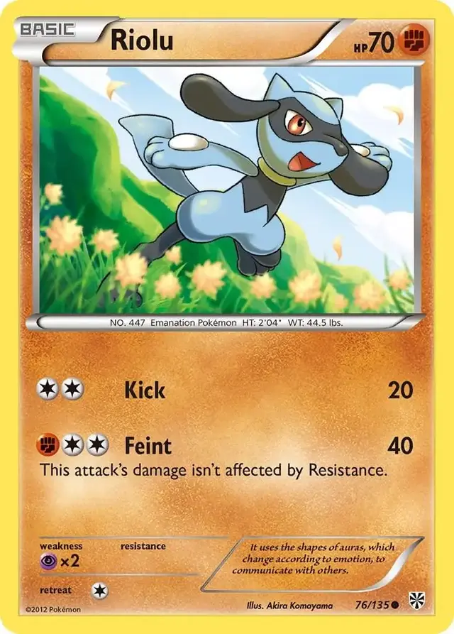 Riolu - Pokemon Plasma Storm #76