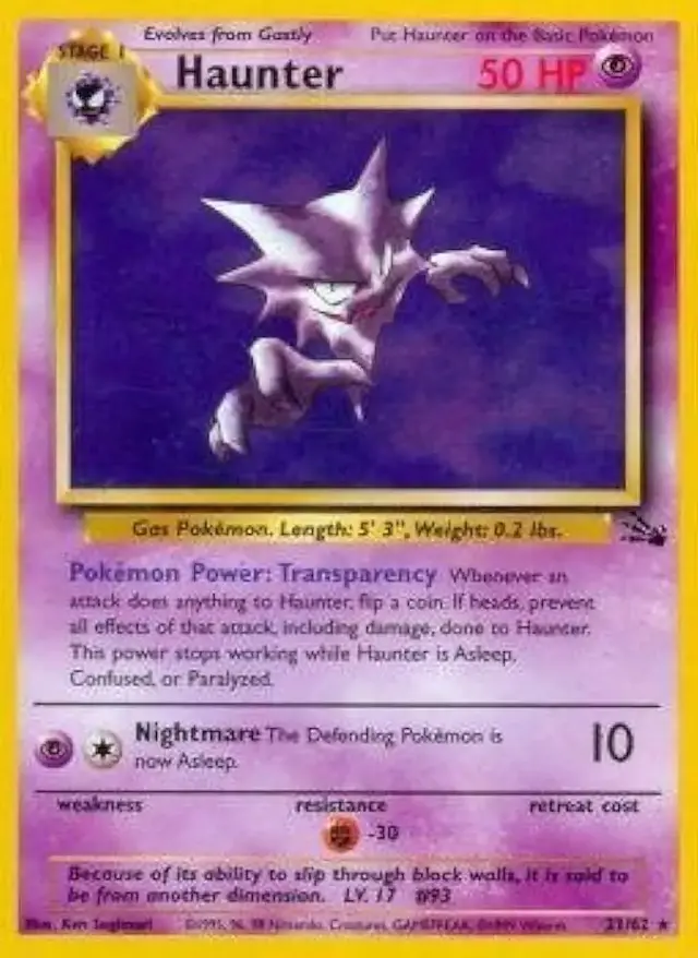Haunter - Pokemon Fossil #21
