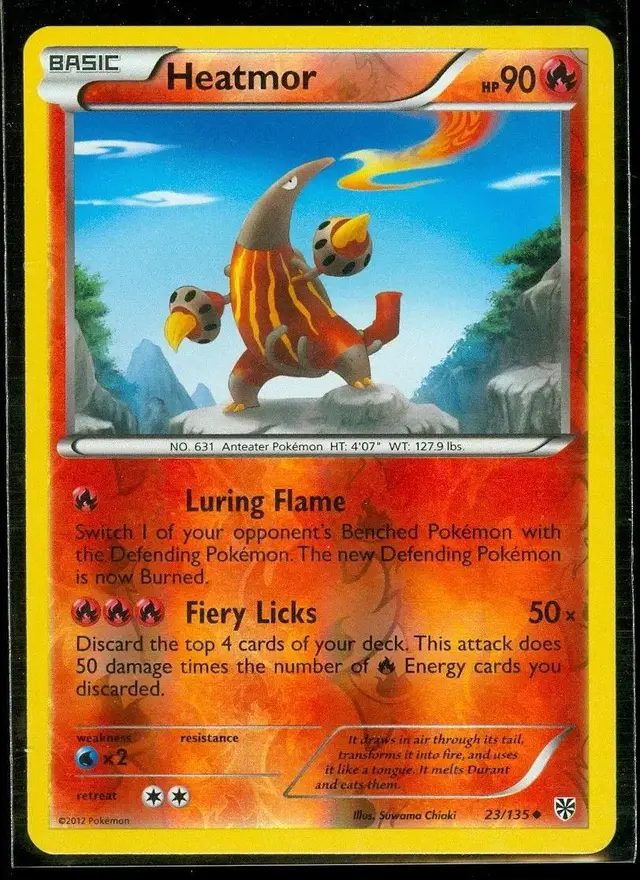 Heatmor [Reverse Holo] - Pokemon Plasma Storm #23