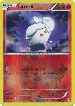 Litwick [Reverse Holo] - Pokemon Plasma Storm #21