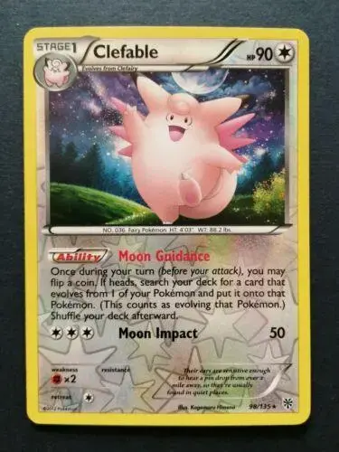 Clefable [Reverse Holo] - Pokemon Plasma Storm #98