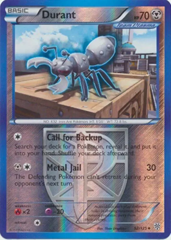 Durant [Reverse Holo] - Pokemon Plasma Storm #92