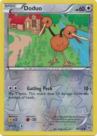Doduo [Reverse Holo] - Pokemon Plasma Storm #99