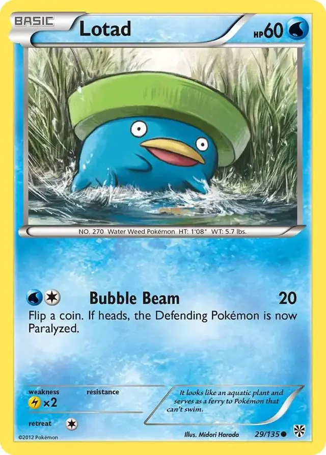 Lotad - Pokemon Plasma Storm #29