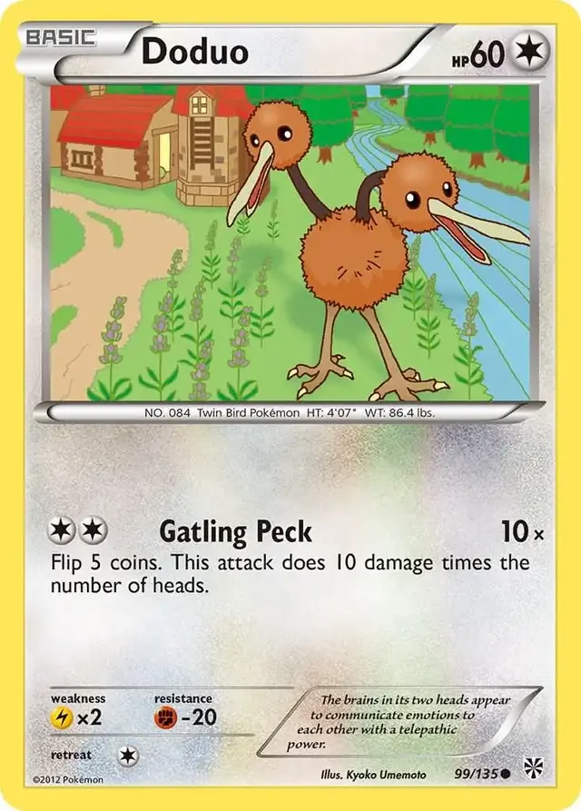 Doduo - Pokemon Plasma Storm #99