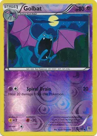 Golbat [Reverse Holo] - Pokemon Plasma Storm #54