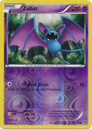 Zubat [Reverse Holo] - Pokemon Plasma Storm #52