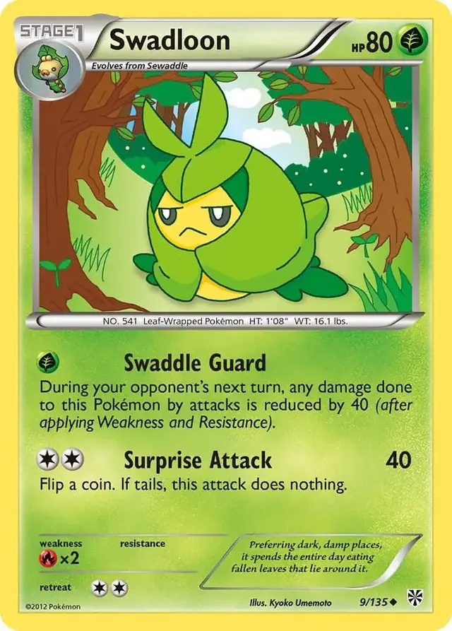 Swadloon - Pokemon Plasma Storm #9