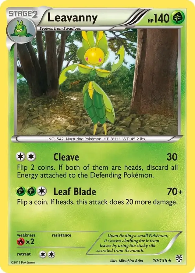 Leavanny - Pokemon Plasma Storm #10