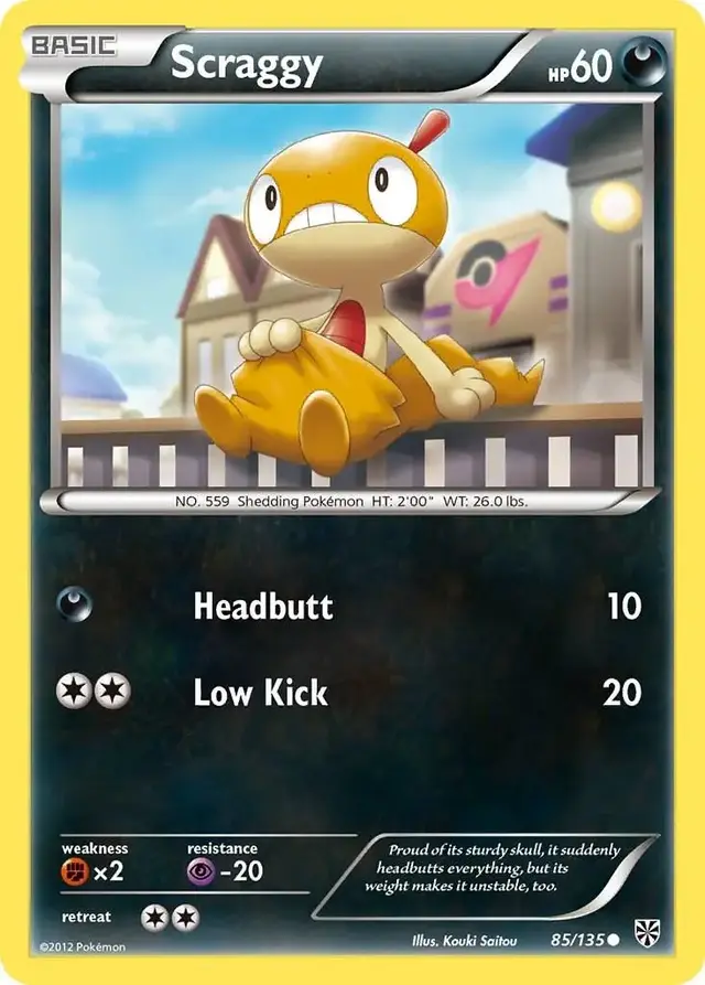 Scraggy - Pokemon Plasma Storm #85
