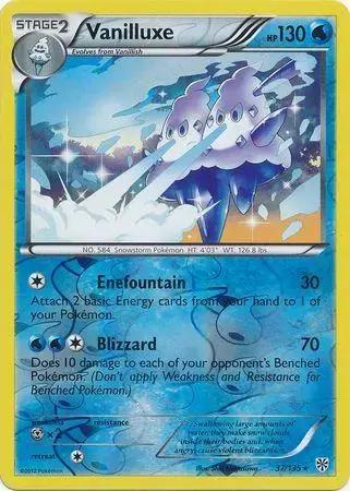 Vanilluxe [Reverse Holo] - Pokemon Plasma Storm #37