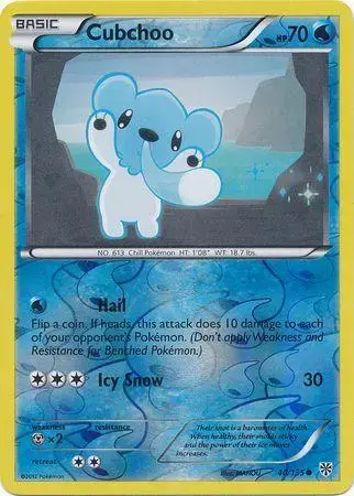Cubchoo [Reverse Holo] - Pokemon Plasma Storm #40