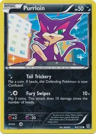 Purrloin [Reverse Holo] - Pokemon Plasma Storm #82