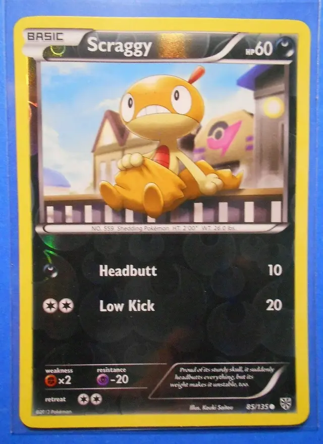 Scraggy [Reverse Holo] - Pokemon Plasma Storm #85