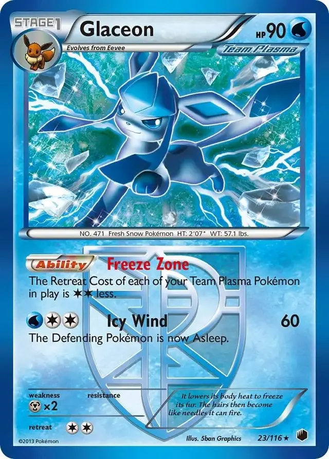 Glaceon - Pokemon Plasma Freeze #23