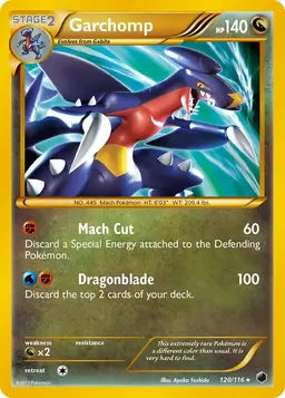 Garchomp #120 - Pokemon Plasma Freeze