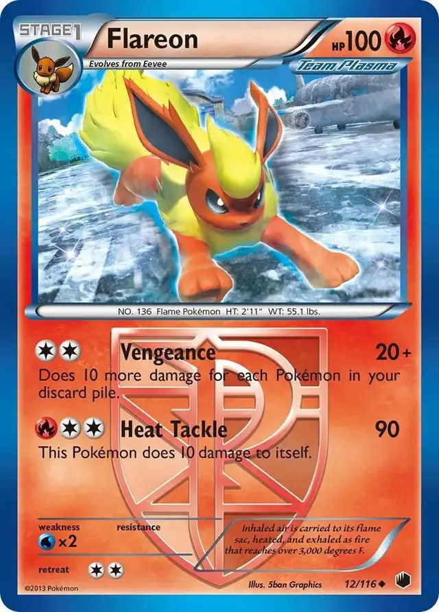 Flareon - Pokemon Plasma Freeze #12