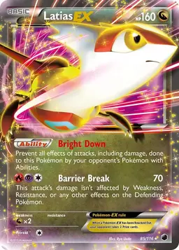 Latias EX 85 - Pokemon Plasma Freeze