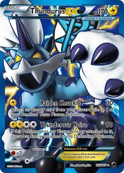 Thundurus EX 110 - Pokemon Plasma Freeze